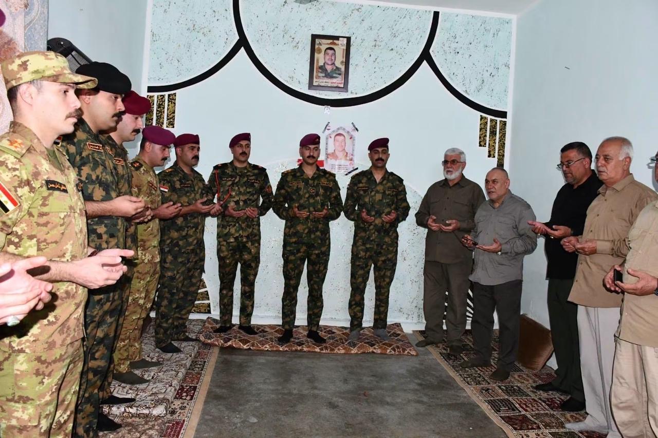 زيارة عائلة الشهيد جعفر حسن اصغر