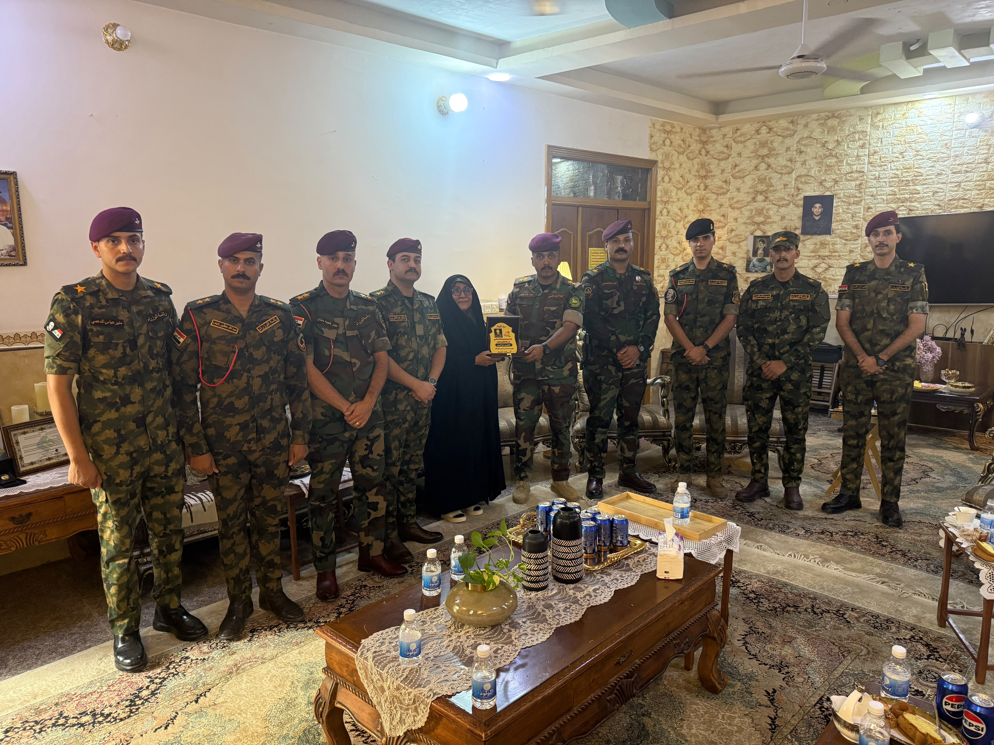 زيارة عائلة الشهيد محمد صاحب